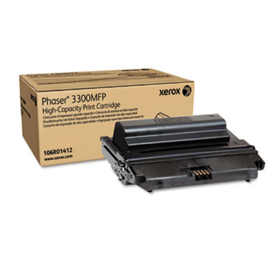 Picture of 106R01412 High-Yield Toner, 8,000 Page-Yield, Black