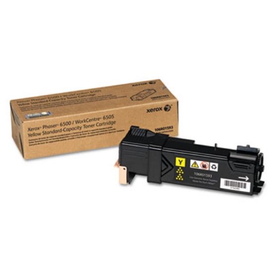 Picture of 106R01593 Toner, 1,000 Page-Yield, Yellow