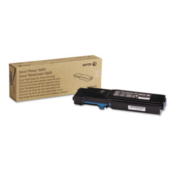 Picture of 106R02225 High-Yield Toner, 6,000 Page-Yield, Cyan