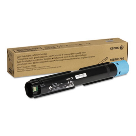 Picture of 106R03760 High-Yield Toner, 10,100 Page-Yield, Cyan