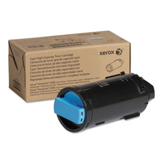 Picture of 106R04014 High-Yield Toner, 9,000 Page-Yield, Cyan, TAA Compliant