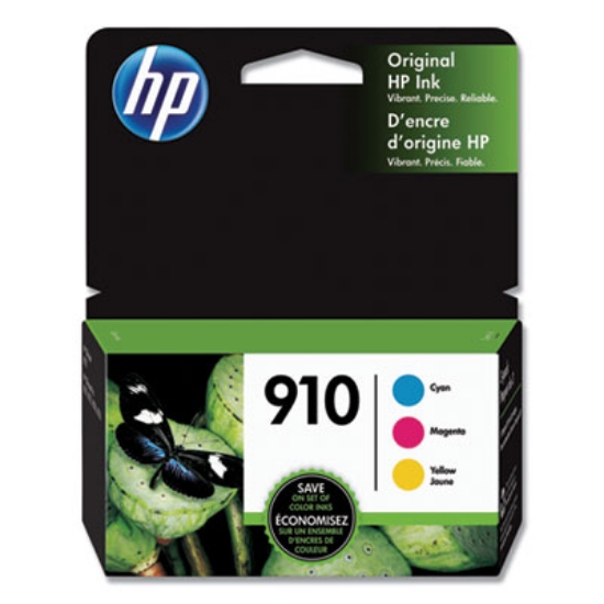 Picture of HP 910, (3YN97AN) 3-Pack Cyan/Magenta/Yellow Original Ink Cartridges