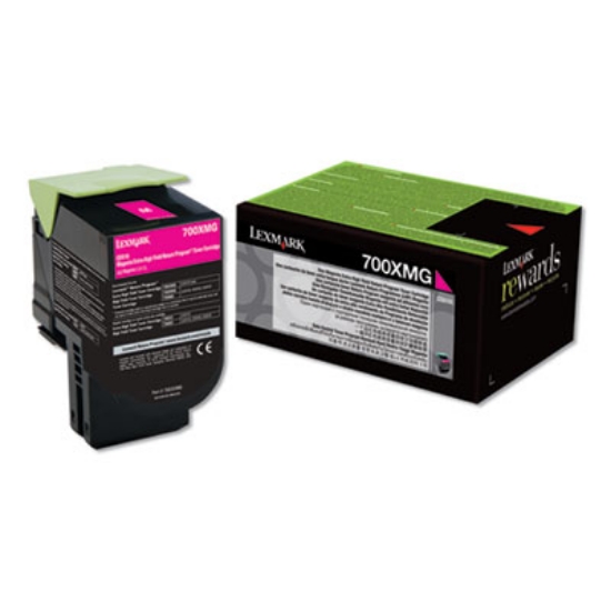 Picture of 70C0XMG Return Program Extra High-Yield Toner, 4,000 Page-Yield, Magenta, TAA Compliant