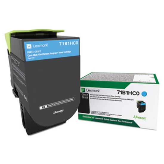 Picture of 71B1HC0 Unison High-Yield Toner, 3,500 Page-Yield, Cyan