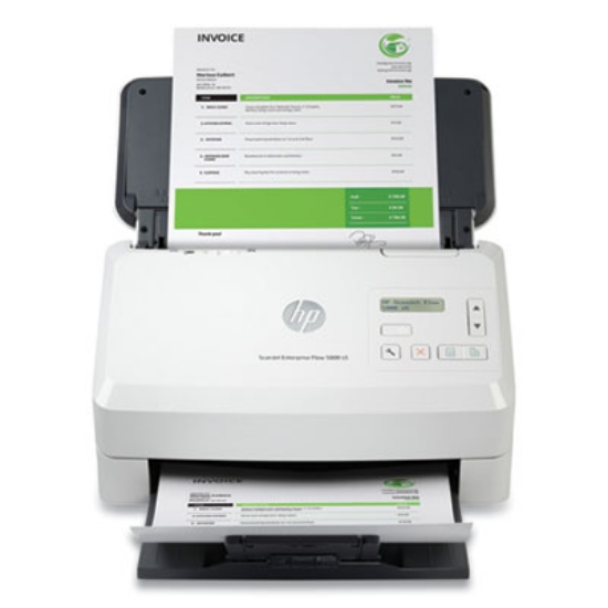 Picture of ScanJet Enterprise Flow 5000 s5 Sheet-Feed Scanner, 600 dpi Optical Resolution, 80-Sheet Duplex Auto Document Feeder