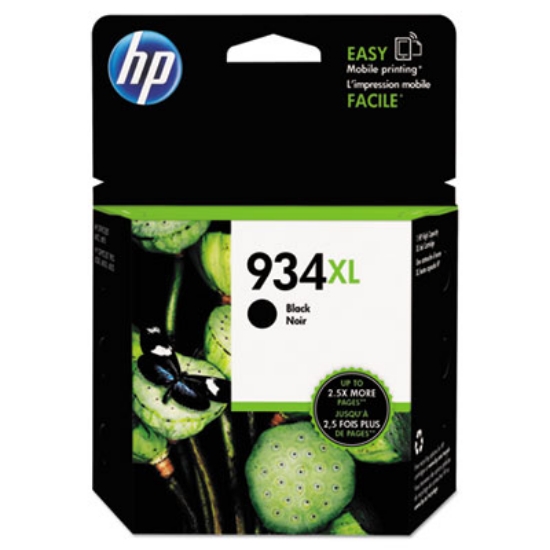 Picture of HP 934XL, (C2P23AN) High-Yield Black Original Ink Cartridge