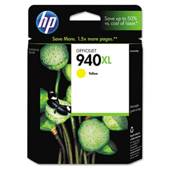 Picture of HP 940XL, (C4909AN) High-Yield Yellow Original Ink Cartridge