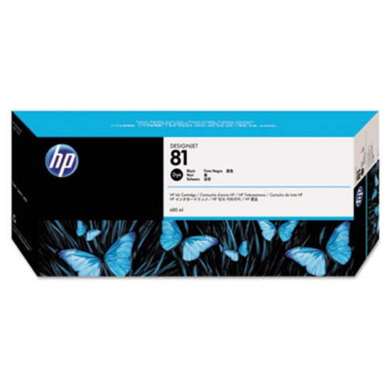 Picture of HP 81, (C4930A) Black Original Ink Cartridge