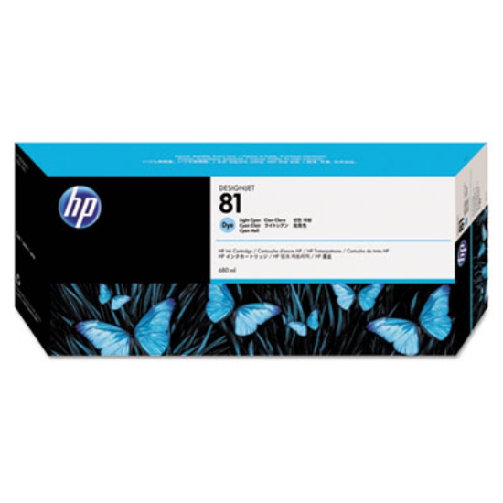 Picture of HP 81, (C4934A) Light Cyan Original Ink Cartridge