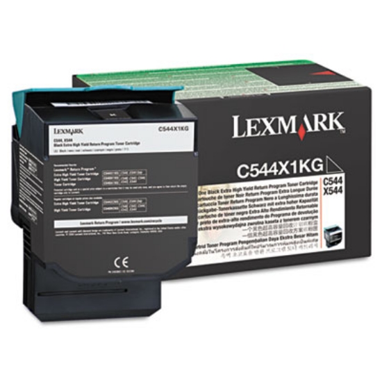 Picture of C544X1KG Return Program Extra High-Yield Toner, 6,000 Page-Yield, Black