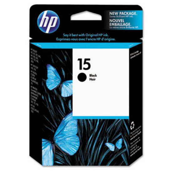 Picture of HP 15, (C6615DN) Black Original Ink Cartridge