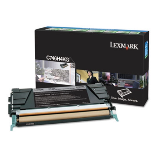 Picture of C746H4KG Return Program High-Yield Toner, 12,000 Page-Yield, Black, TAA Compliant