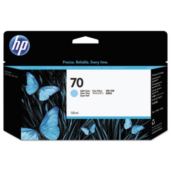 Picture of HP 70, (C9390A) Light Cyan Original Ink Cartridge