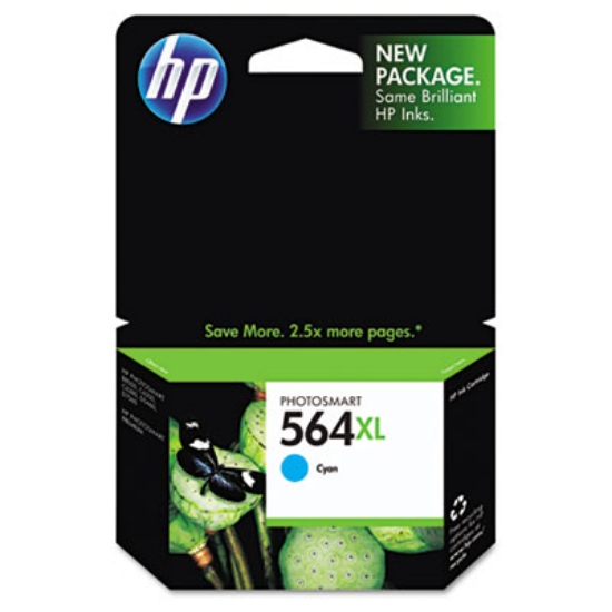 Picture of HP 564XL, (CB323WN) High-Yield Cyan Original Ink Cartridge