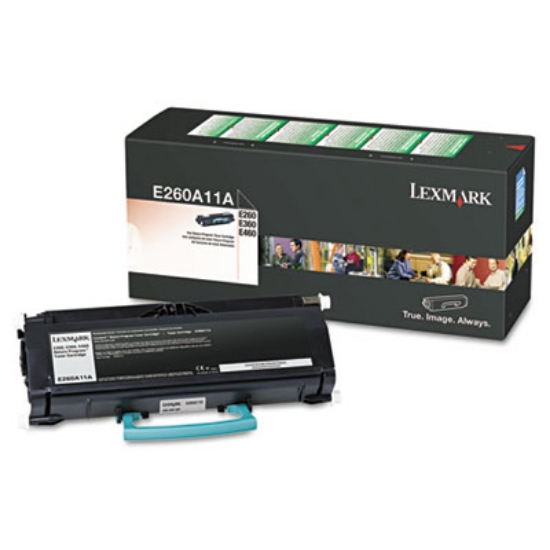 Picture of E260A11A Return Program Toner, 3,500 Page-Yield, Black