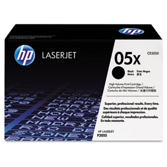 Picture of HP 05X, (CE505X) High-Yield Black Original LaserJet Toner Cartridge