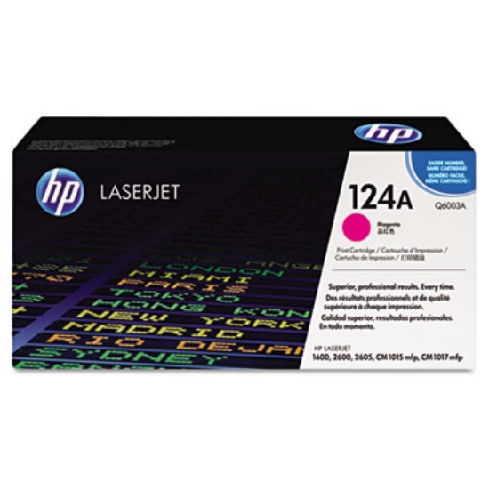 Picture of HP 124A, (Q6003A) Magenta Original LaserJet Toner Cartridge