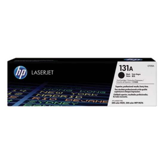 Picture of HP 131A, (CF210A-Q) 4-Pack Black/Cyan/Magenta/Yellow Original LaserJet Toner Cartridges