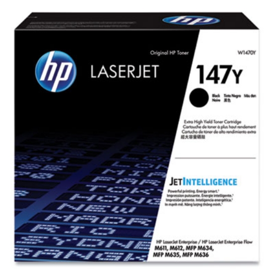 Picture of HP 147Y, (W1470Y) Extra High-Yield Black Original Laser Toner Cartridge