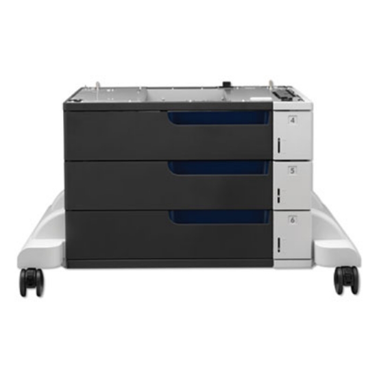 Picture of Paper Feeder And Stand for LaserJet CP5525, 3 Drawers of 500 Sheets