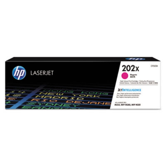 Picture of HP 202X, (CF503X) High-Yield Magenta Original LaserJet Toner Cartridge