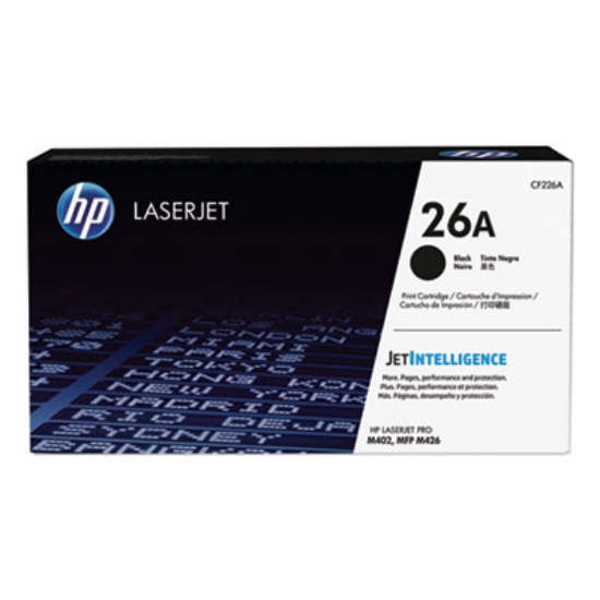 Picture of HP 26A, (CF226A-D) 2-Pack Black Original LaserJet Toner Cartridges