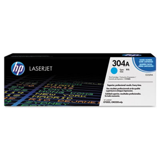 Picture of HP 304A, (CC531A-G) Cyan Original LaserJet Toner for US Government