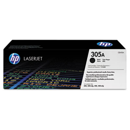 Picture of HP 305A, (CE410A) Black Original LaserJet Toner Cartridge