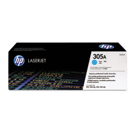 Picture of HP 305A, (CE411A-G) Cyan Original LaserJet Toner Cartridge for US Government