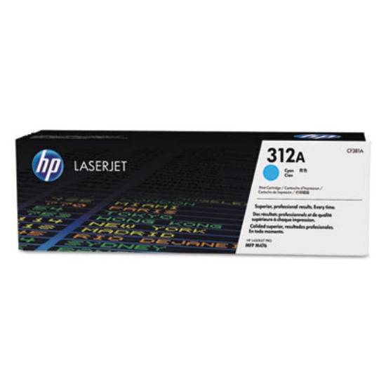 Picture of HP 312A, (CF381A) Cyan Original LaserJet Toner Cartridge