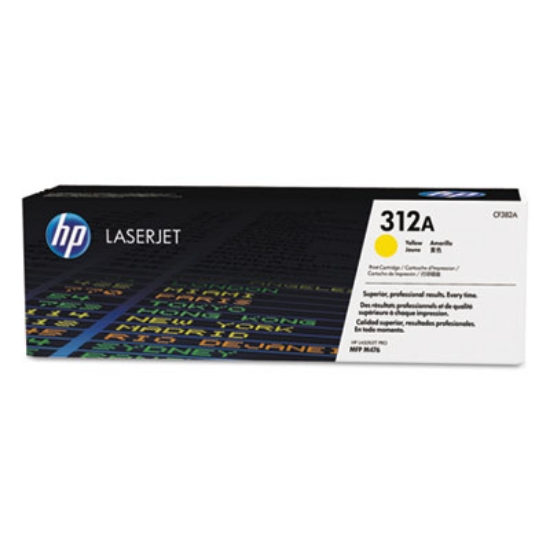 Picture of HP 312A, (CF382A) Yellow Original LaserJet Toner Cartridge