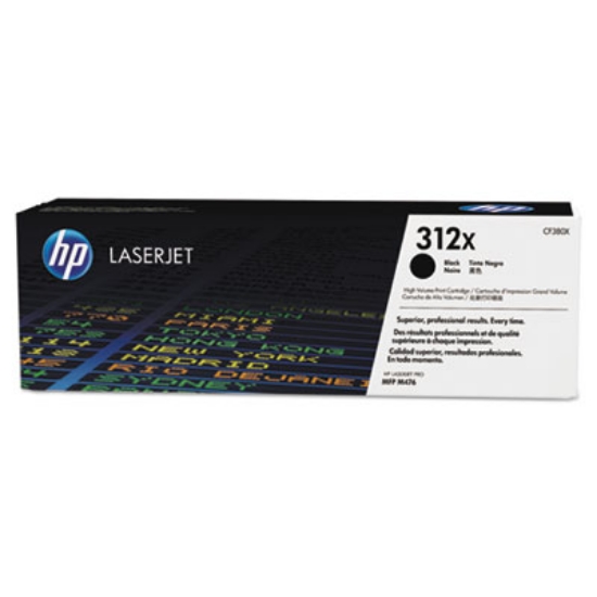 Picture of HP 312X, (CF380X) High-Yield Black Original LaserJet Toner Cartridge