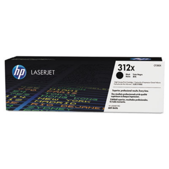 Picture of HP 312X, (CF380X-D) 2-Pack High-Yield Black Original LaserJet Toner Cartridges