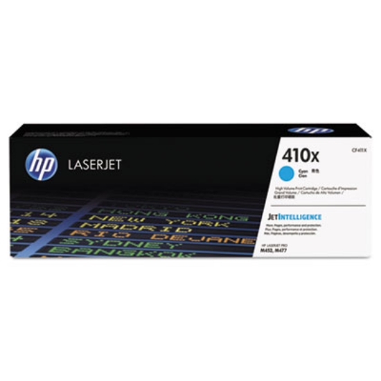 Picture of HP 410X, (CF411X) High-Yield Cyan Original LaserJet Toner Cartridge