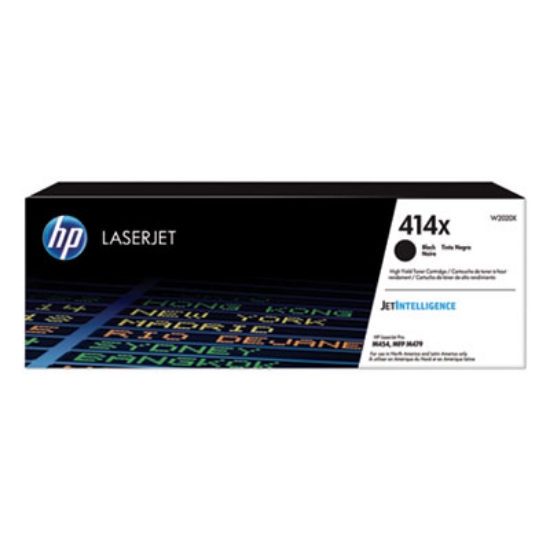 Picture of HP 414X, (W2020X) High-Yield Black Original LaserJet Toner Cartridge