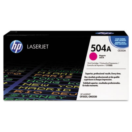 Picture of HP 504A, (CE253A) Magenta Original LaserJet Toner Cartridge