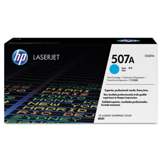 Picture of HP 507A, (CE401A-G) Cyan Original LaserJet Toner Cartridge for US Government