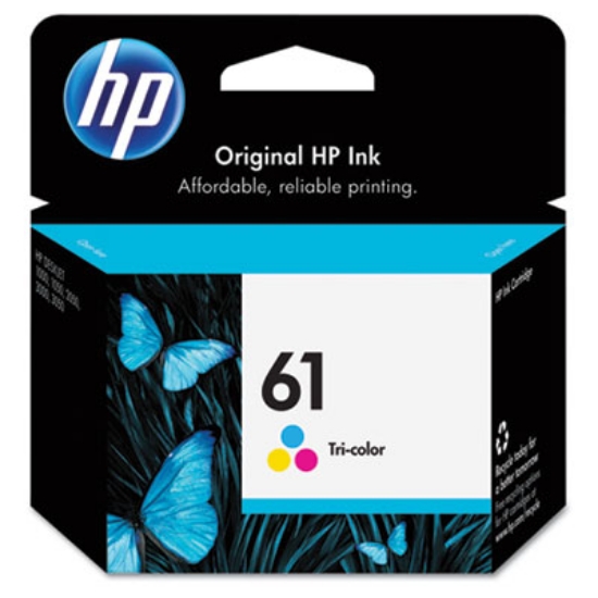 Picture of HP 61, (CH562WN) Tri-Color Original Ink Cartridge