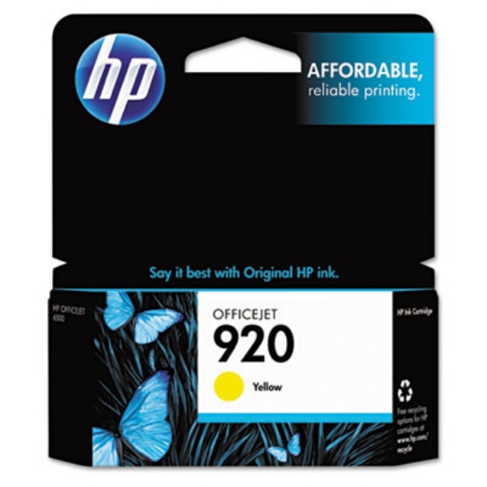 Picture of HP 920, (CH636AN) Yellow Original Ink Cartridge