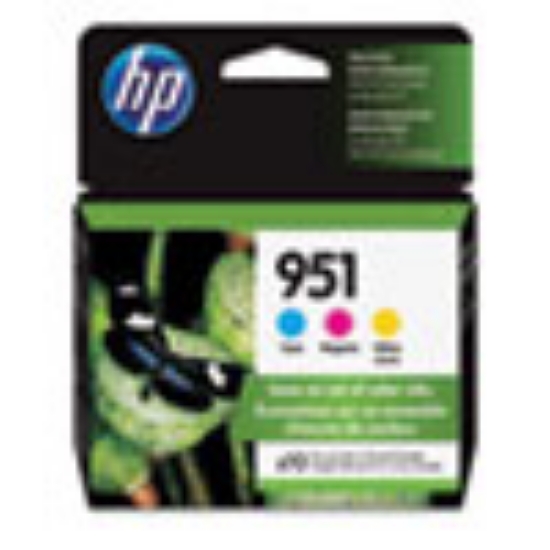 Picture of HP 951, (CR314FN) 3-Pack Cyan/Magenta/Yellow Original Ink Cartridges