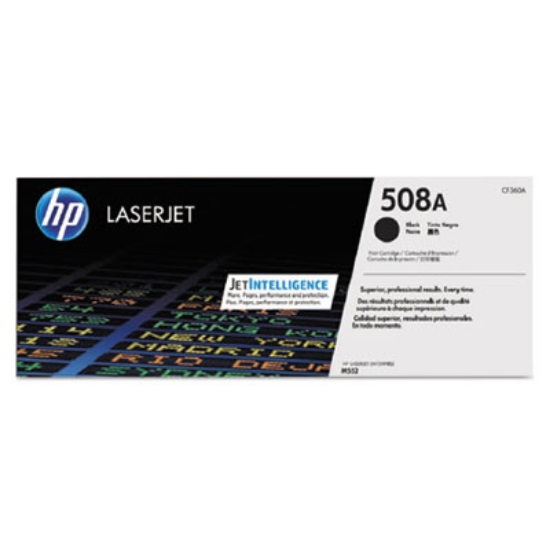 Picture of HP 508A, (CF360A) Black Original LaserJet Toner Cartridge