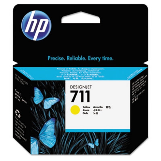 Picture of HP 711, (CZ132A) Yellow Original Ink Cartridge