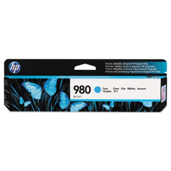 Picture of HP 980, (D8J07A) Cyan Original Ink Cartridge