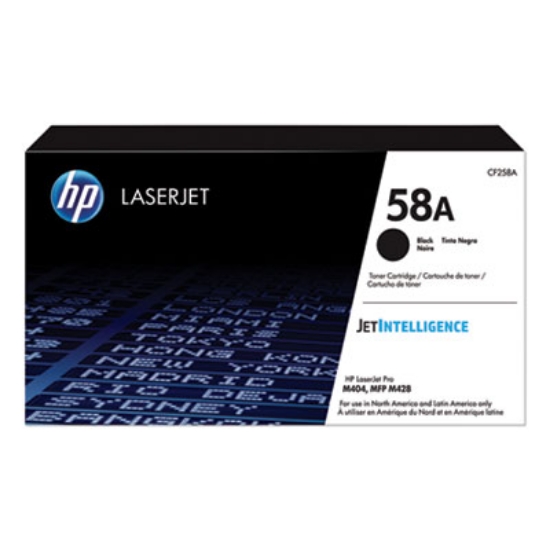 Picture of HP 58A, (CF258A) Black Original LaserJet Toner Cartridge