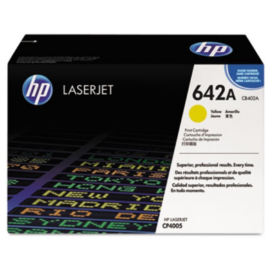 Picture of HP 642A, (CB402A) Yellow Original LaserJet Toner Cartridge