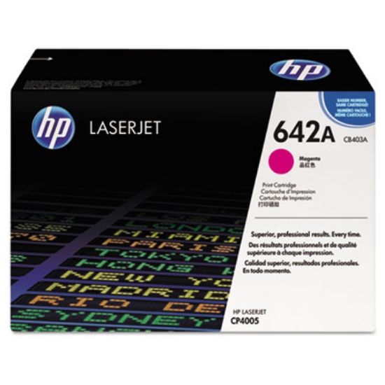 Picture of HP 642A, (CB403A) Magenta Original LaserJet Toner Cartridge