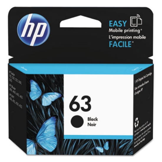 Picture of HP 63, (F6U62AN) Black Original Ink Cartridge