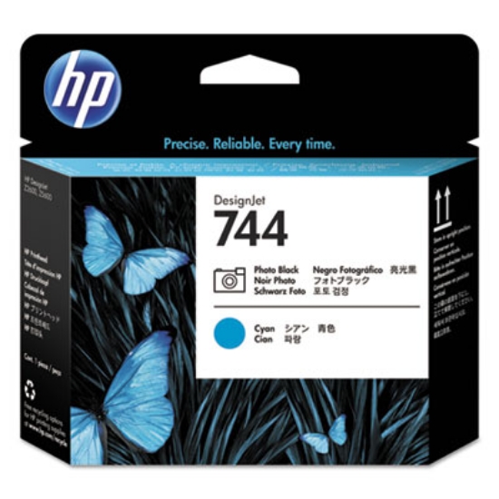 Picture of HP 744, (F9J86A) Cyan/Photo Black Printhead