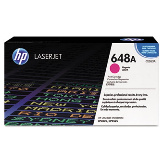 Picture of HP 648A, (CE263A) Magenta Original LaserJet Toner Cartridge