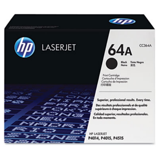 Picture of HP 64A, (CC364A-G) Black Original LaserJet Toner Cartridge for US Government